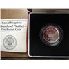 Image 1 : 1986 UNITED KINGDOM SILVER PROOF PIEDFORT 1 POUND