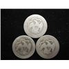 Image 2 : 1875,76 & 77-S SEATED LIBERTY QUARTERS