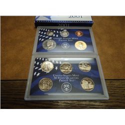 2001 US PROOF SET (WITH BOX)