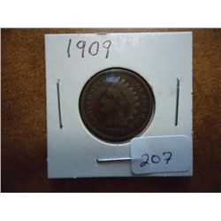1909 INDIAN HEAD CENT (VERY GOOD)