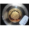 Image 2 : 1985 LIBERIA GOLD $100 PROOF .2063 OZ. AGW