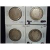 Image 1 : 1907-D,07-S,07-O & 07 BARBER HALF DOLLARS