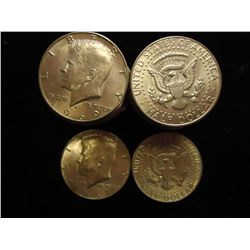 20 ASSORTED 40% SILVER KENNEDY HALF DOLLARS
