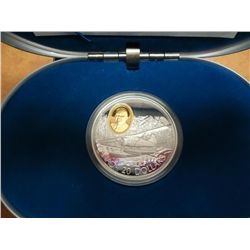1991 CANADA $20 SILVER PROOF "de HAVILLAND BEAVER"