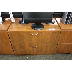 AUTUMN MAPLE 2 DRAWER LATERAL FILE CABINET