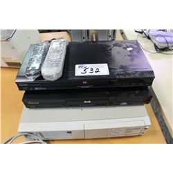 2 DVD PLAYERS, SONY COLOUR VIDEO PRINTER