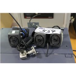 4 VIDEO CAMERAS