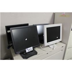 4 LCD MONITORS