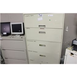 5 DRAWER LATERAL FILE CABINET WITH CONTENTS