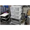 Image 1 : STORAGE CONTAINERS AND MOBILE TABLES