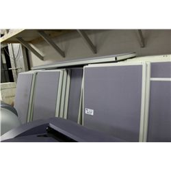 LARGE LOT OF MAUVE PANELS