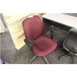 BURGANDY TASK CHAIR