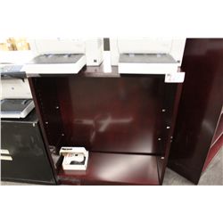 MAHOGANY 4' BOOKSHELF