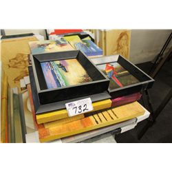 LARGE LOT OF UNFRAMED ART WORK