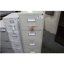 BEIGE 4 DR VERTICAL FILE