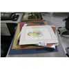 Image 1 : LARGE LOT OF UNFRAMED ART