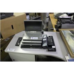 LOT OF 4 NOTEBOOK COMPUTER AND 3 REPLICATOR PORTS