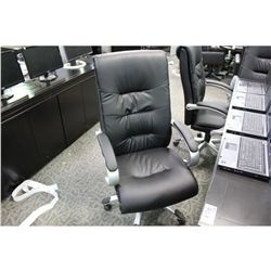 BLACK LEATHER  EXECUTIVE CHAIR