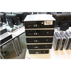 6 HP DUO CORE COMPUTERS "NO HARD DRIVE"