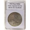 Image 1 : 1923 Peace Silver Dollar TAS MS-64
