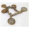 Image 2 : Hand Made Numismatic Charm Bracelet