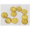 Image 1 : 9 Mini St. Gaudens Gold Coins