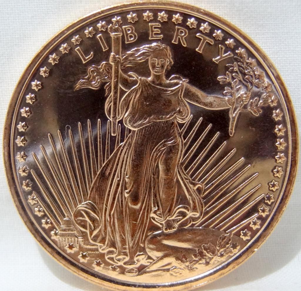 1oz COPPER AMERICAN EAGLE .999 PURE BULLION COIN