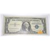 Image 1 : 1957 B SERIES $1 SILVER CERTIFICATE SERIAL # S12833844A *RARE EXTRA FINE HIGH GRADE*!!