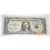 Image 1 : 1957 B SERIES $1 SILVER CERTIFICATE SERIAL # W60210365A *RARE EXTRA FINE HIGH GRADE*!!!
