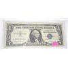 Image 1 : 1957 B SERIES $1 SILVER CERTIFICATE SERIAL # X98562004A *RARE EXTRA FINE HIGH GRADE*!!