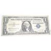 Image 1 : 1957 B SERIES $1 SILVER CERTIFICATE SERIAL # W40363687A *PLEASE LOOK AT PICTURE TO DETERMINE GRADE*!