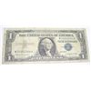 Image 1 : 1957 B SERIES $1 SILVER CERTIFICATE SERIAL # W02562364A *PLEASE LOOK AT PICTURE TO DETERMINE GRADE*!