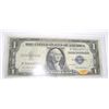 Image 1 : 1957 B SERIES $1 SILVER CERTIFICATE SERIAL # B39446577J *RARE EXTRA FINE HIGH GRADE*!!