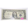 Image 1 : 1935 F SERIES $1 SILVER CERTIFICATE SERIAL # R04187898I *EXTREMELY RARE AU HIGH GRADE*!!