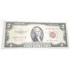 Image 1 : 1953 SERIES $2 RED SEAL BILL SERIAL # A28078817A *NICE BILL - LOOK TO DETERMINE GRADE*!!