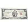 Image 1 : 1953 SERIES $2 RED SEAL BILL SERIAL # A22576076A *NICE BILL - LOOK TO DETERMINE GRADE*!!