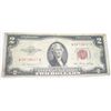 Image 1 : 1953 SERIES $2 RED SEAL BILL SERIAL # A06738217A *NICE BILL - LOOK TO DETERMINE GRADE*!!