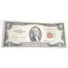 Image 1 : 1953 B SERIES $2 RED SEAL BILL SERIAL # A64798384A *NICE BILL - LOOK TO DETERMINE GRADE*!!