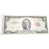 Image 1 : 1953 B SERIES $2 RED SEAL BILL SERIAL # A73257798A *NICE BILL - LOOK TO DETERMINE GRADE*!!