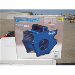 Blue Blower Cooler Unit