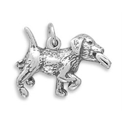 Puppy with Paper Charm