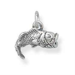 Large Mouth Bass Charm