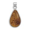 Image 1 : Oval Baltic Amber Pendant