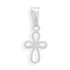 Image 1 : Extra Small Cut Out Cross Charm