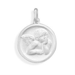 Satin Finish Raphael Angel Pendant