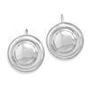Image 1 : Round Button Earrings