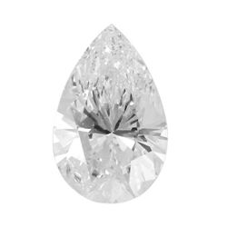 CERT 1.00 CTW PEAR BRILLIANT DIAMOND G/SI2