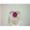 Image 1 : NATURAL 10.00 CTW RUBY RING .925 STERLING SILVER