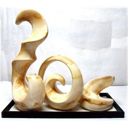 DECORATIVE SEAHORSE INSPIRE CLAY CANDLE SET