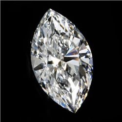 Diamond EGL Cert.  Marquise 0.90ct G, SI2